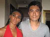 Goro Toshima and Ashanty Crisanto Peralta